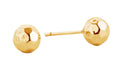 SJE310567 14K Dipped Ball Stud Post Earrings - MiMi Wholesale