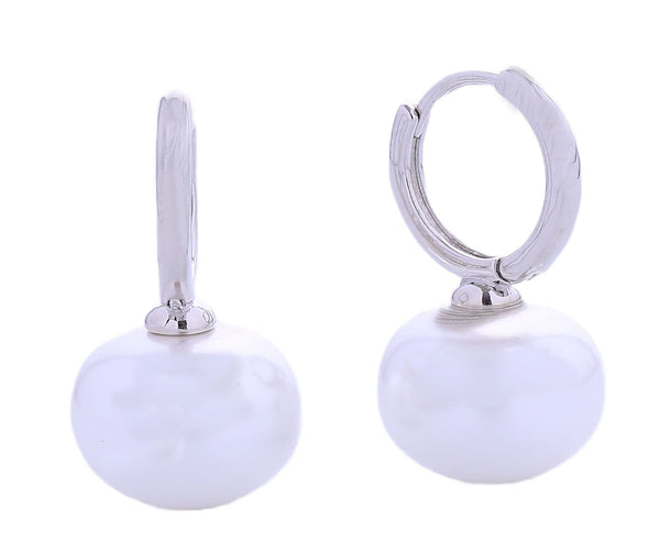 SJE310572 14K Dangling Pearl Earrings - MiMi Wholesale