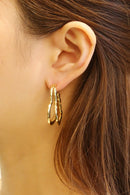 SJE310583 14K Open Heart Post Earrings - MiMi Wholesale