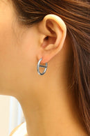 SJE310607 14K Dipped Farandole Hoop Earrings - MiMi Wholesale