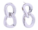 SJE310609 14K Link Dangle Post Earrings - MiMi Wholesale