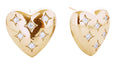 SJE310651 14K Puffy Heart Post Earrings - MiMi Wholesale