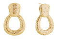 SJE310676 14K Door Knocker Post Earrings - MiMi Wholesale