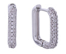 SJE310743 14K Fine Pave CZ Huggie Earrings - MiMi Wholesale