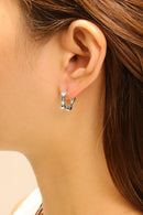 SJE310788 14K Bloom Huggie Hoop Earrings - MiMi Wholesale