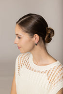 SJE310798 14K U Shaped Hoop Earrings - MiMi Wholesale