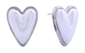 SJE310939 14K Loving Heart Post Earrings - MiMi Wholesale