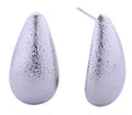 SJE310982 14K Glitter Texture Teardrop Post Earrings - MiMi Wholesale