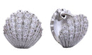 SJE311087 14K Seashell Clamp Earrings - MiMi Wholesale