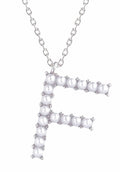 SJN330010 14K Dipped Pearl Letter Initial Necklace - MiMi Wholesale