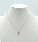 SJN330010 14K Dipped Pearl Letter Initial Necklace - MiMi Wholesale