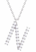 SJN330010 14K Dipped Pearl Letter Initial Necklace - MiMi Wholesale