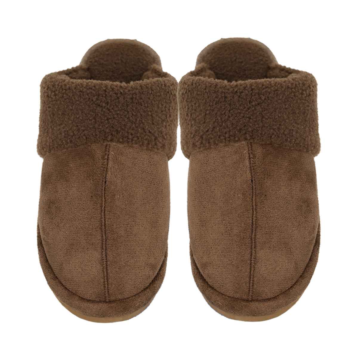 SPE0005 Suede Sherpa Slippers - MiMi Wholesale