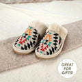 SPE3001 Aztec Pattern Furry Slippers - MiMi Wholesale