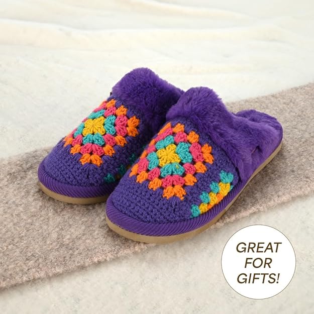 SPE7393 Handmade Crochet Slippers - MiMi Wholesale