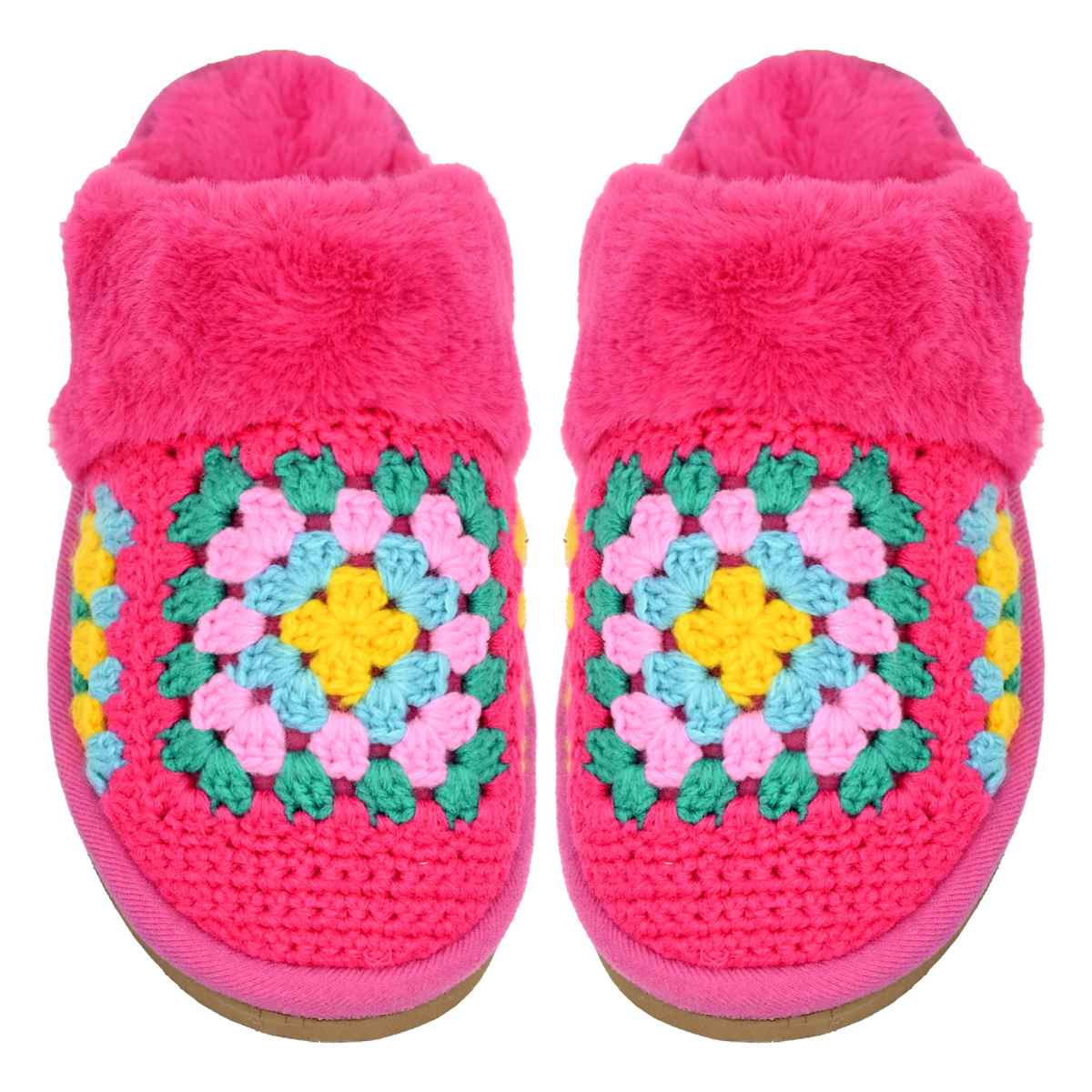 SPE7393 Handmade Crochet Slippers - MiMi Wholesale