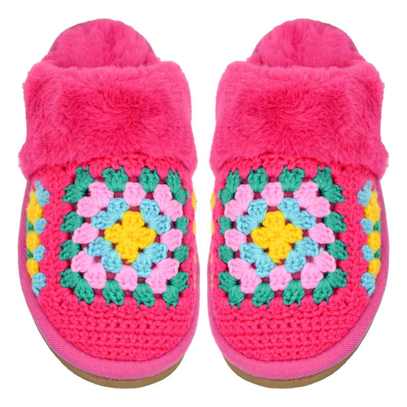 SPE7393 Handmade Crochet Slippers - MiMi Wholesale