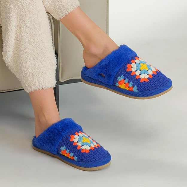SPE7393 Handmade Crochet Slippers - MiMi Wholesale