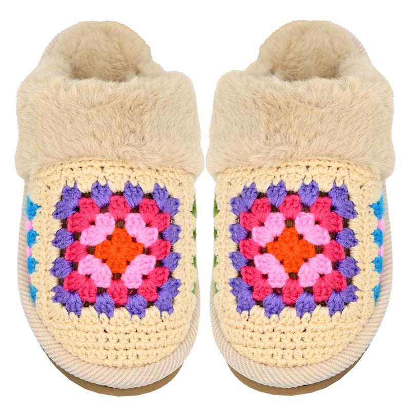 SPE7393 Handmade Crochet Slippers - MiMi Wholesale