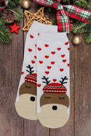 SS1007 Assorted Fuzzy Christmas Socks 12 Piece Pack - MiMi Wholesale