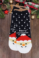 SS1010 Assorted Fuzzy Christmas Socks 12 Piece Pack - MiMi Wholesale