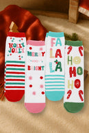 SS1015 Assorted 12 Pack Christmas Socks - MiMi Wholesale