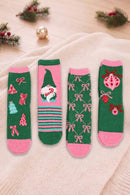 SS1017 Christmas Fuzzy Socks Set - MiMi Wholesale