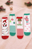SS1020 Christmas Fuzzy Socks Set - MiMi Wholesale