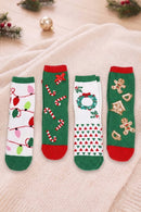 SS1021 Christmas Fuzzy Socks Set - MiMi Wholesale