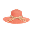 STH0024 August Shell Trim Wide Brim Sun Hat - MiMi Wholesale