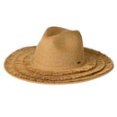 STH0028 Chloe Layered Fringe Brim Hat - MiMi Wholesale