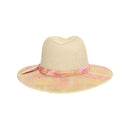 STH0029 Veda Tie Dye Brim Panama Hat - MiMi Wholesale