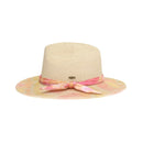 STH0029 Veda Tie Dye Brim Panama Hat - MiMi Wholesale
