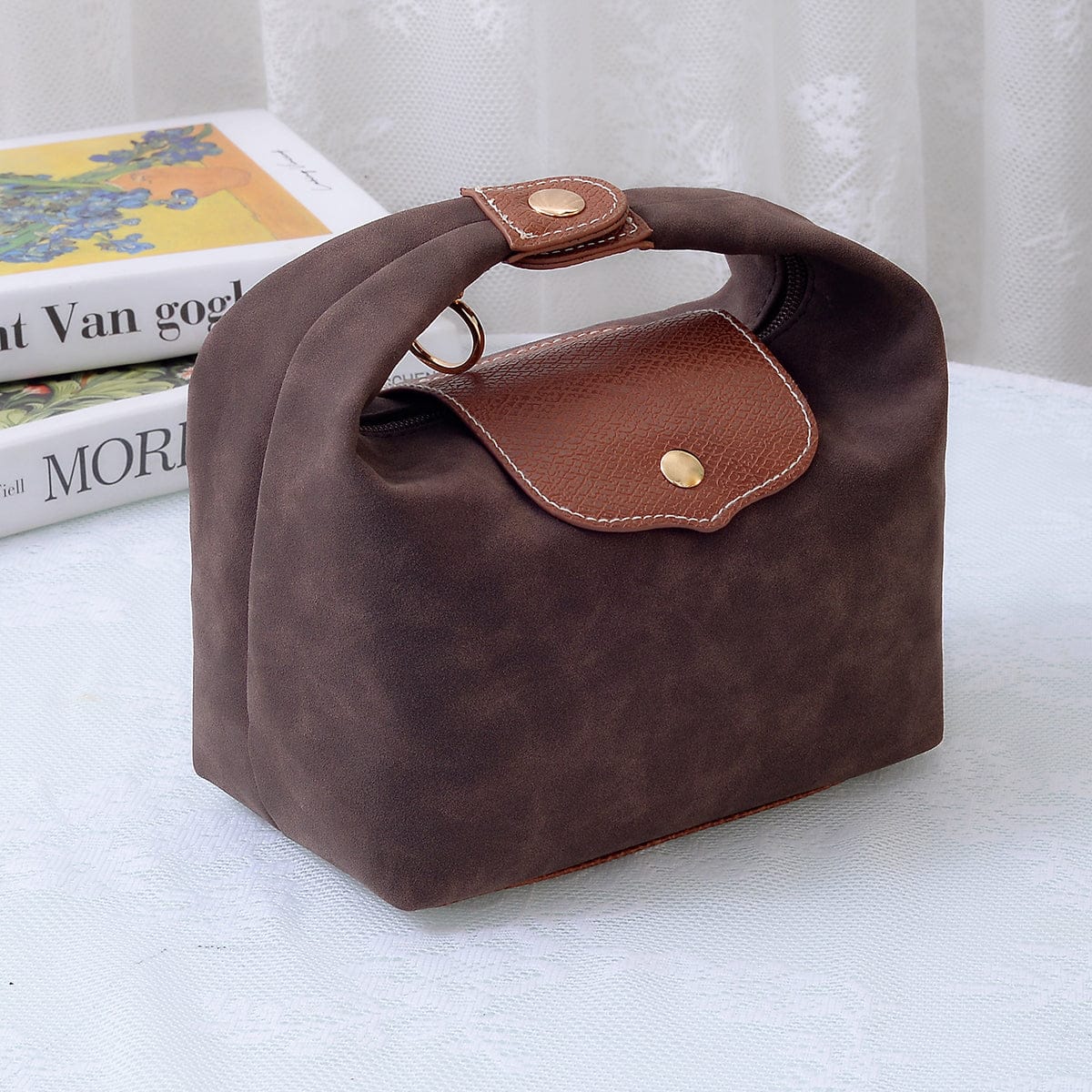 SU780 Suede Convertible Clutch/Shoulder/Crossbody Bag - MiMi Wholesale