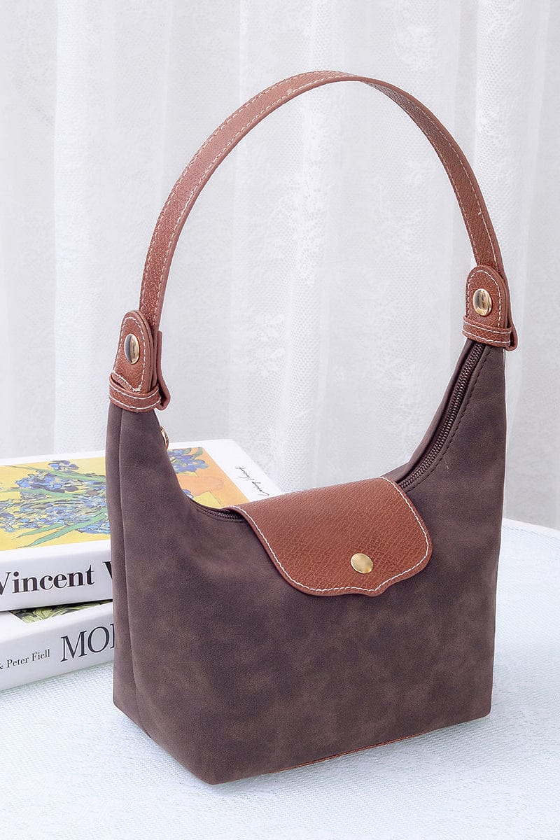 SU780 Suede Convertible Clutch/Shoulder/Crossbody Bag - MiMi Wholesale