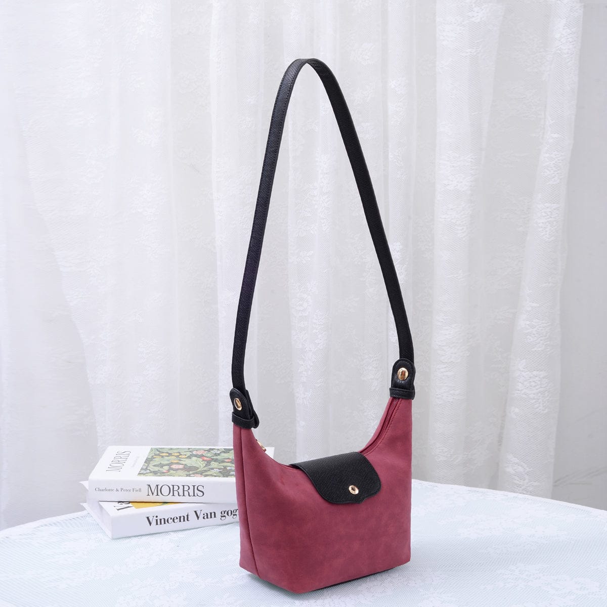 SU780 Suede Convertible Clutch/Shoulder/Crossbody Bag - MiMi Wholesale