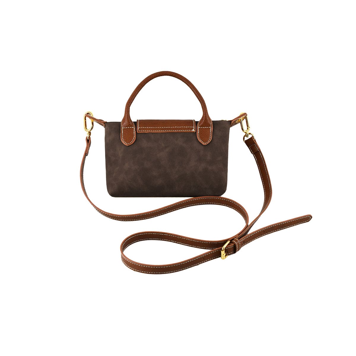 SU781 Faux Suede Mini Crossbody Bag - MiMi Wholesale