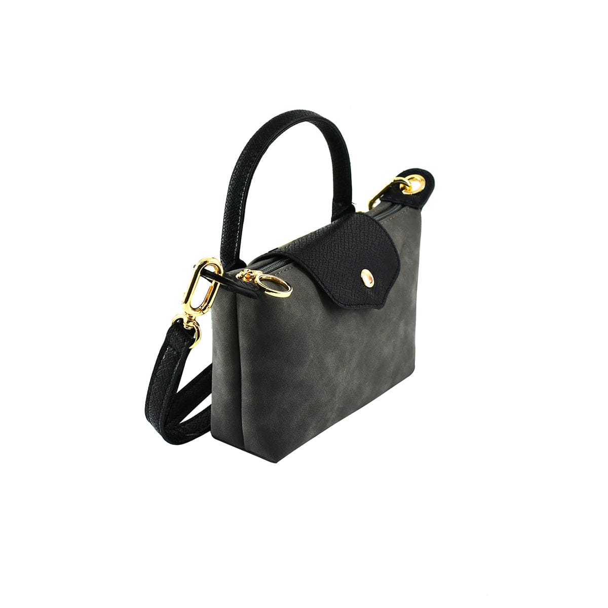 SU781 Faux Suede Mini Crossbody Bag - MiMi Wholesale