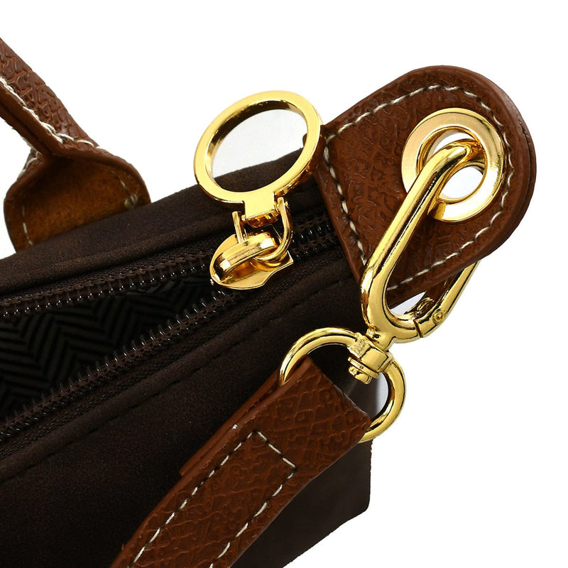 SU781 Faux Suede Mini Crossbody Bag - MiMi Wholesale