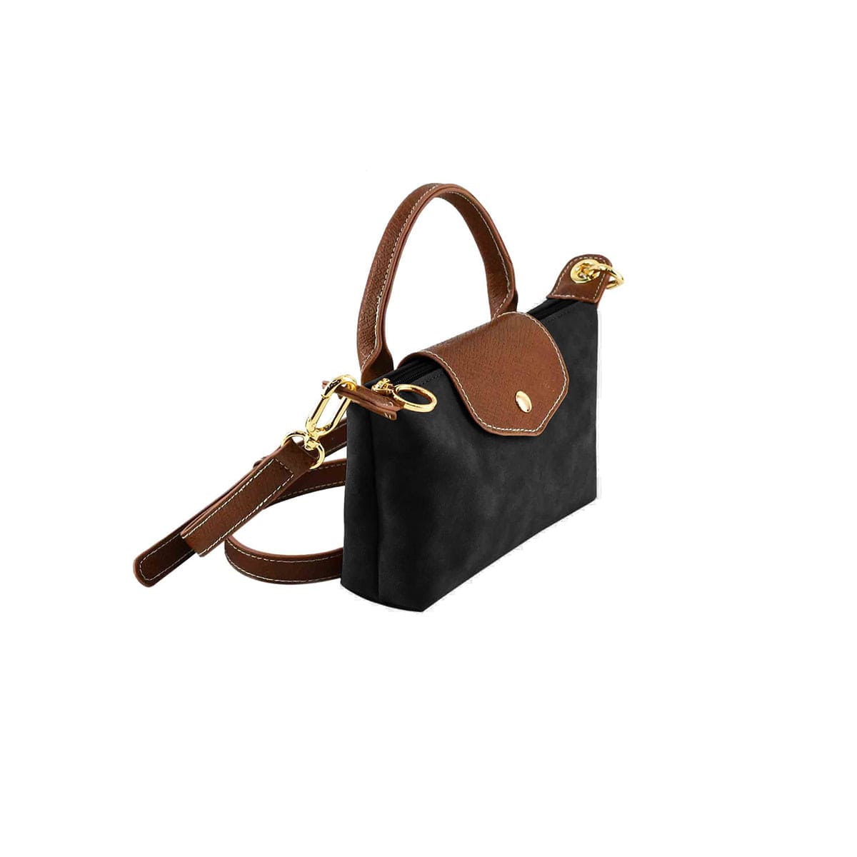 SU781 Faux Suede Mini Crossbody Bag - MiMi Wholesale