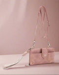 SV32087WW Jolie Crossbody Wallet With Boho Wrist Strap - MiMi Wholesale