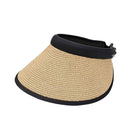 SVC0036 Straw Visor with Adjust band - MiMi Wholesale