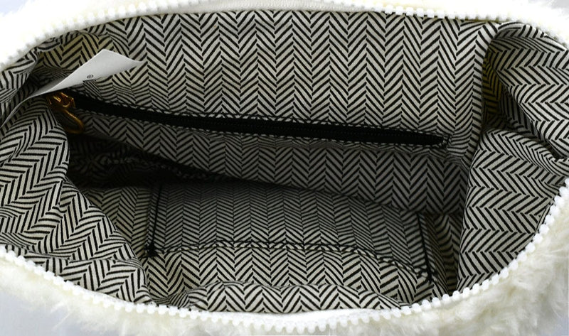 SW780 Shearling Convertible Clutch/Shoulder/Crossbody Bag - MiMi Wholesale