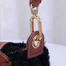 SW781 Shearling Mini Crossbody Bag - MiMi Wholesale