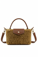 SW781 Shearling Mini Crossbody Bag - MiMi Wholesale