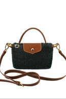 SW781 Shearling Mini Crossbody Bag - MiMi Wholesale
