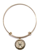 TB9153 Assorted 12 Piece Zodiac Sign Bangle Pack - MiMi Wholesale