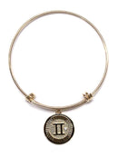 TB9153 Assorted 12 Piece Zodiac Sign Bangle Pack - MiMi Wholesale