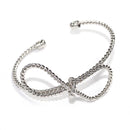 TB9438 Woven Bow Bangle Bracelet - MiMi Wholesale
