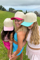 TCM0002 Two Tone Canvas Trucker Hat - MiMi Wholesale